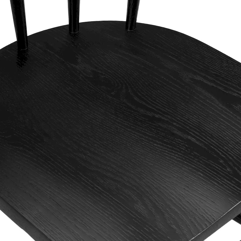 Hava Dining Chair - Solid Oak Wood with Spindle-Back