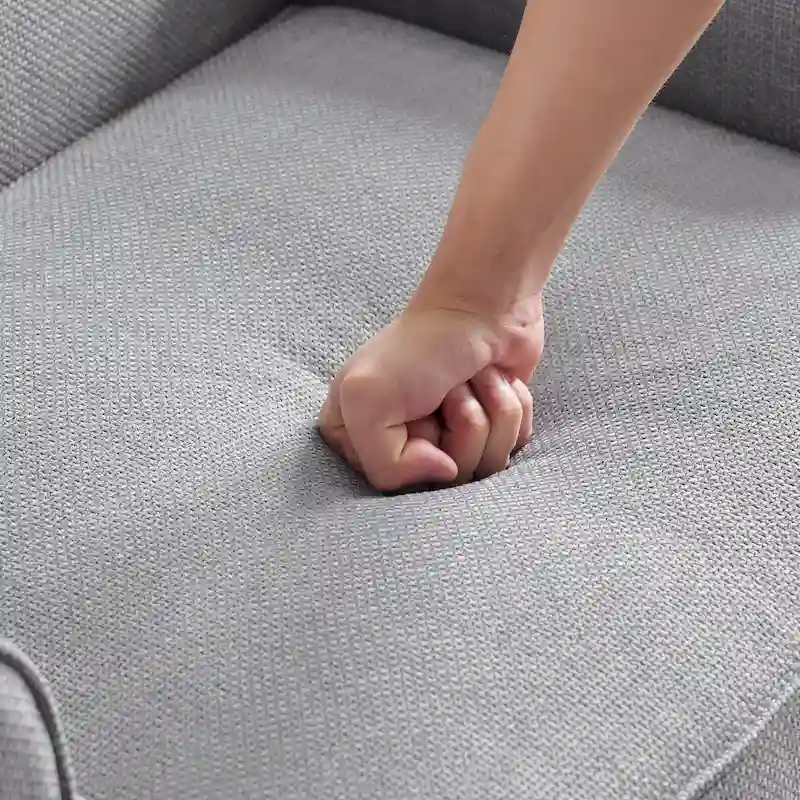 HUIMO Fabric Arm Chair and Loveseat Set