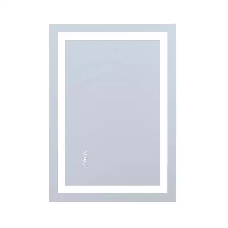 SUMERAIN 20x28 LED Bathroom Mirror with Dimmable Touch Control, Anti-Fog ETL Wall Vanity Mirror