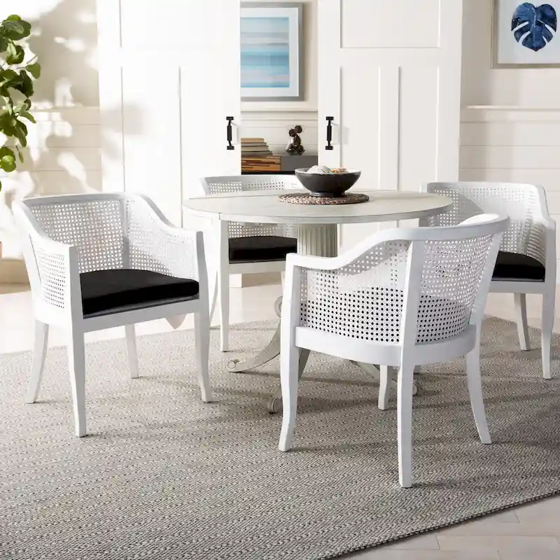 SAFAVIEH Velva Cane Dining Chair - 23.8 x 23.2 x 32.1 - 24Wx23Dx32H