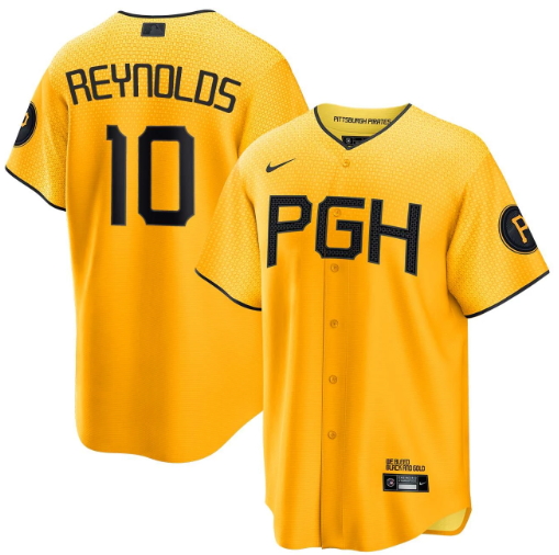 Bryan Reynolds Pittsburgh Pirates City Connect Jersey