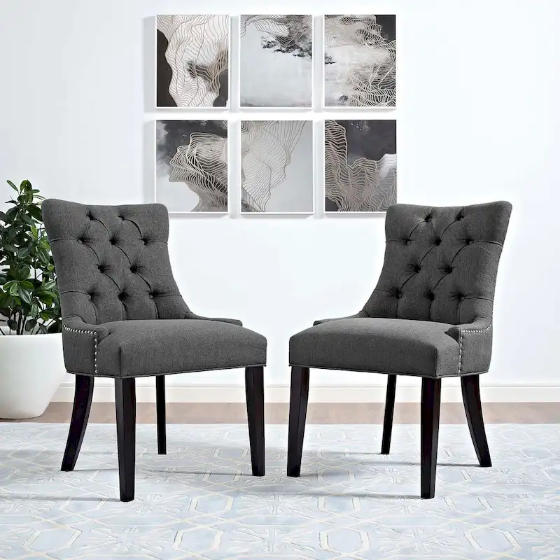 Modway Regent Fabric Dining Chair (Set of 2)