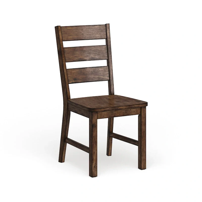 Mass Rustic Ladderback Wood Dining Chairs (Set of 2) by Furniture of America