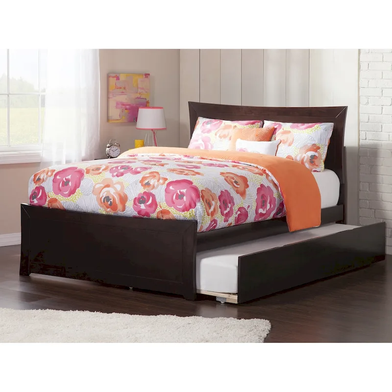 AFI Metro Platform Bed with Matching Footboard & Trundle