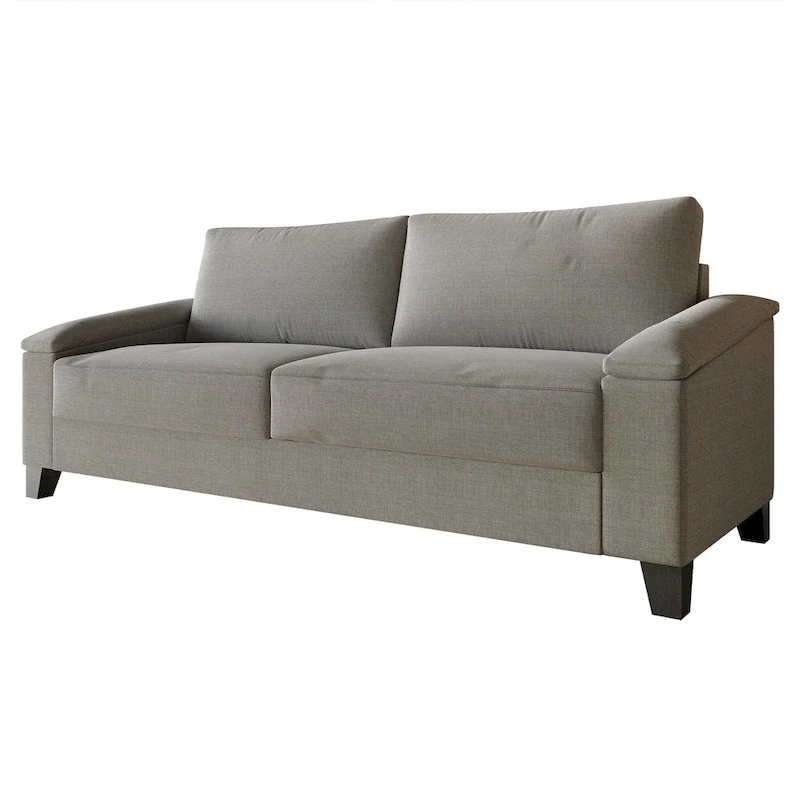 2.5-Seater Linen Sofa - Available in Beige, Grey, Blue