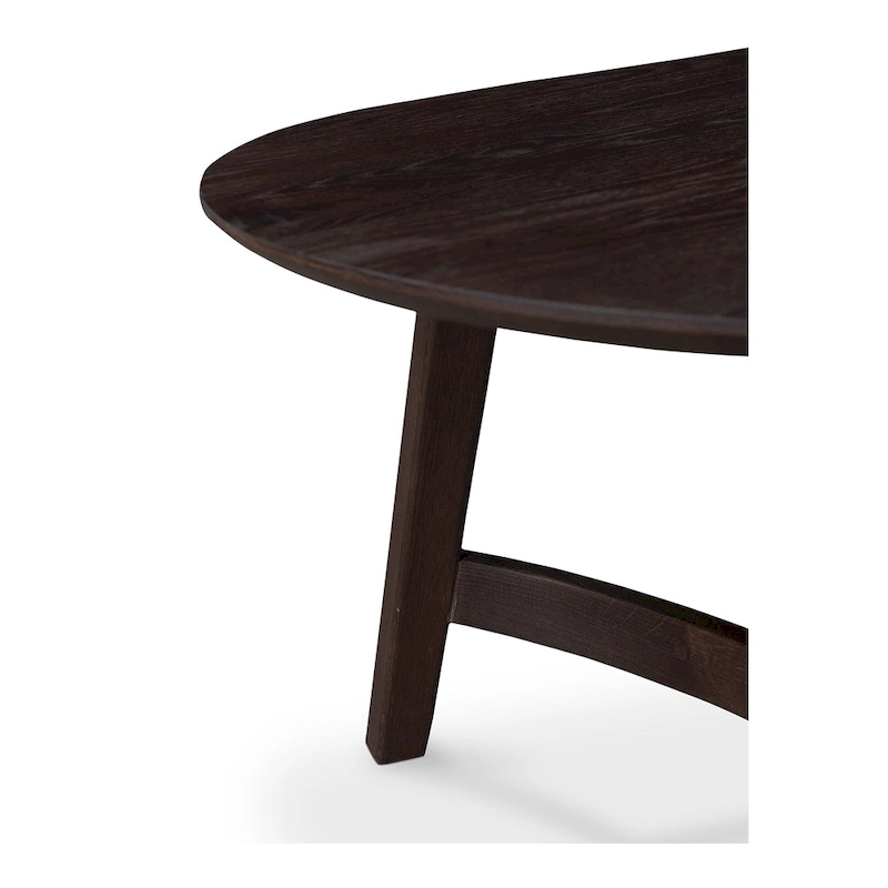 Aurelle Home Tyier Mid-Century Modern Solid Oak Coffee Table - 54 W x 17 H x 28 D