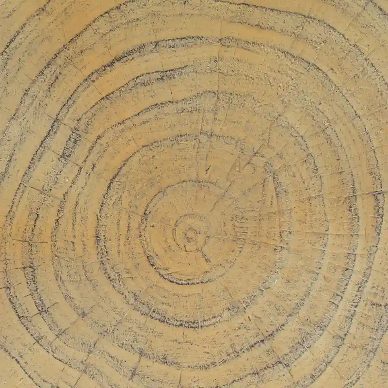 MGO Twist Shape Side Table, Wood-like Texture