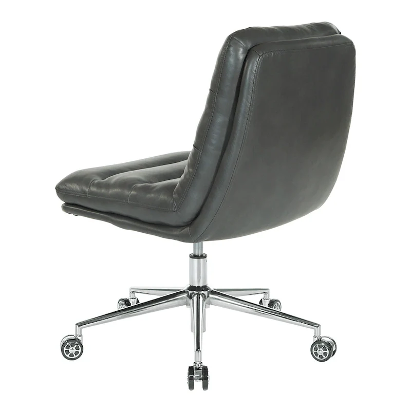 Legacy Swivel Office Chair in Faux Leather