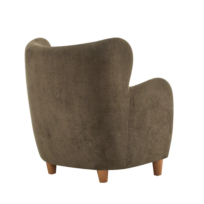 Bacho Fabric Wingback Accent Chair by Christopher Knight Home