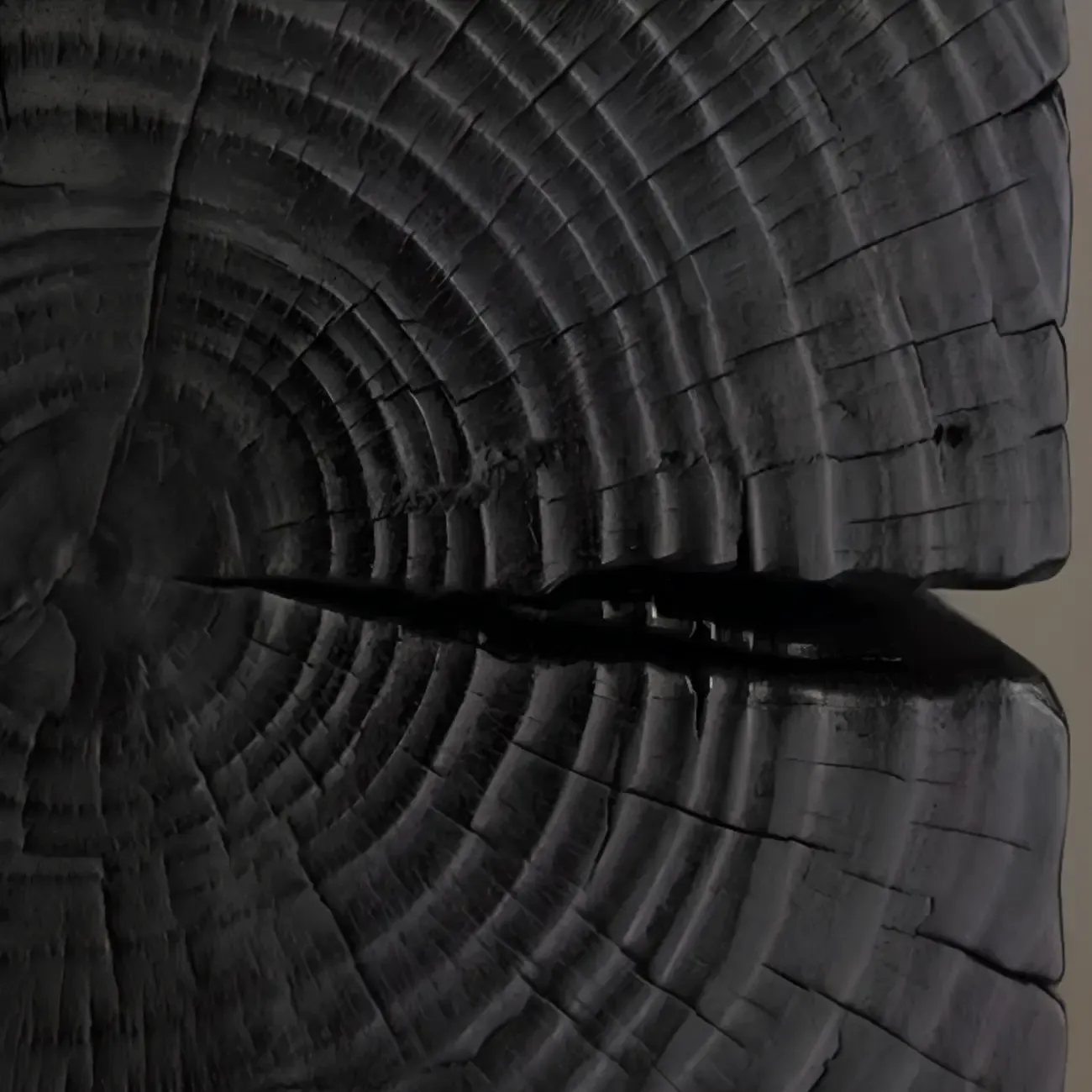 Hourglass Wooden Natural Finish Chairside Table