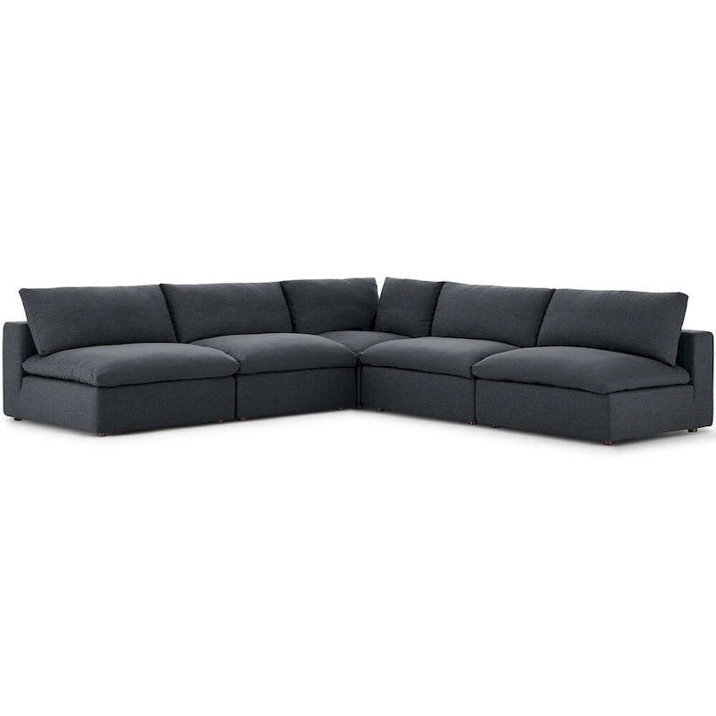 Copper Grove Hrazdan Down-filled Overstuffed 5-piece Sectional Sofa Set