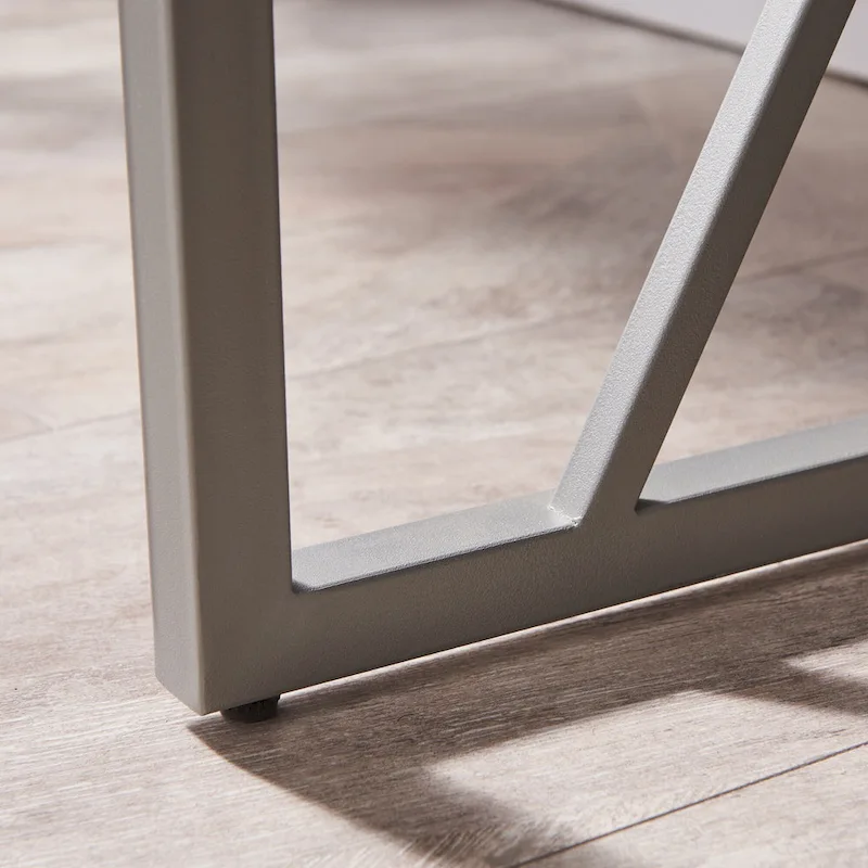 Collapsible Slatted Mission Writing Computer Desk