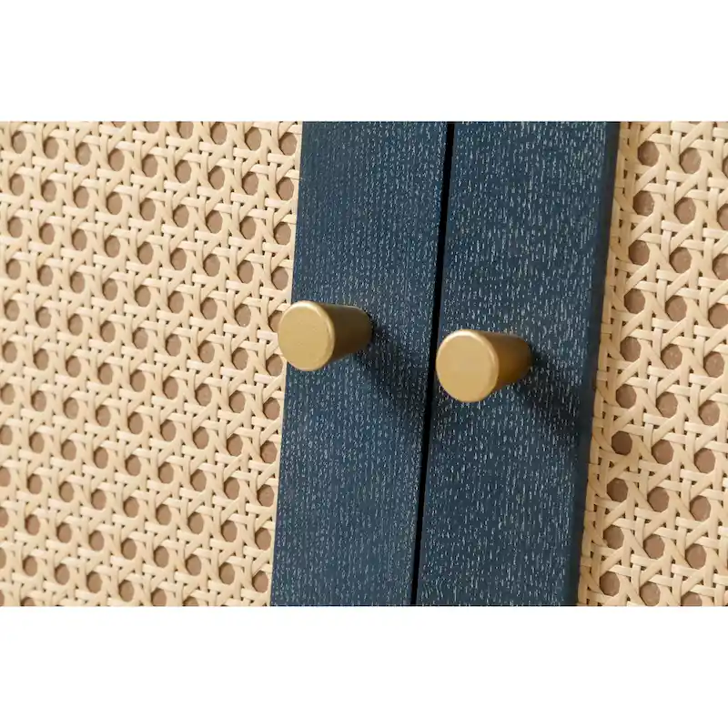 Rattan Sideboard Buffer Cabinet