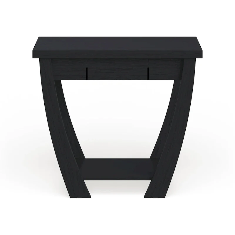 Modern Console Table with Drawer and Shelf - 36 inch