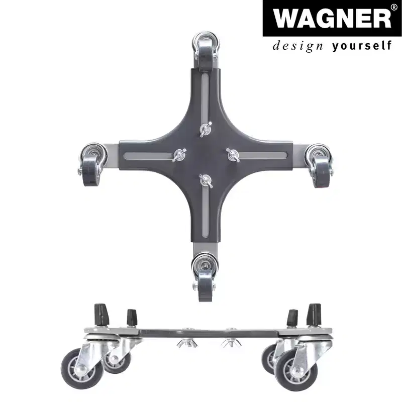 11 to 16.1 Adjustable Metal Plant Caddy  Rust-Proof, Heavy-Duty Rolling Stand