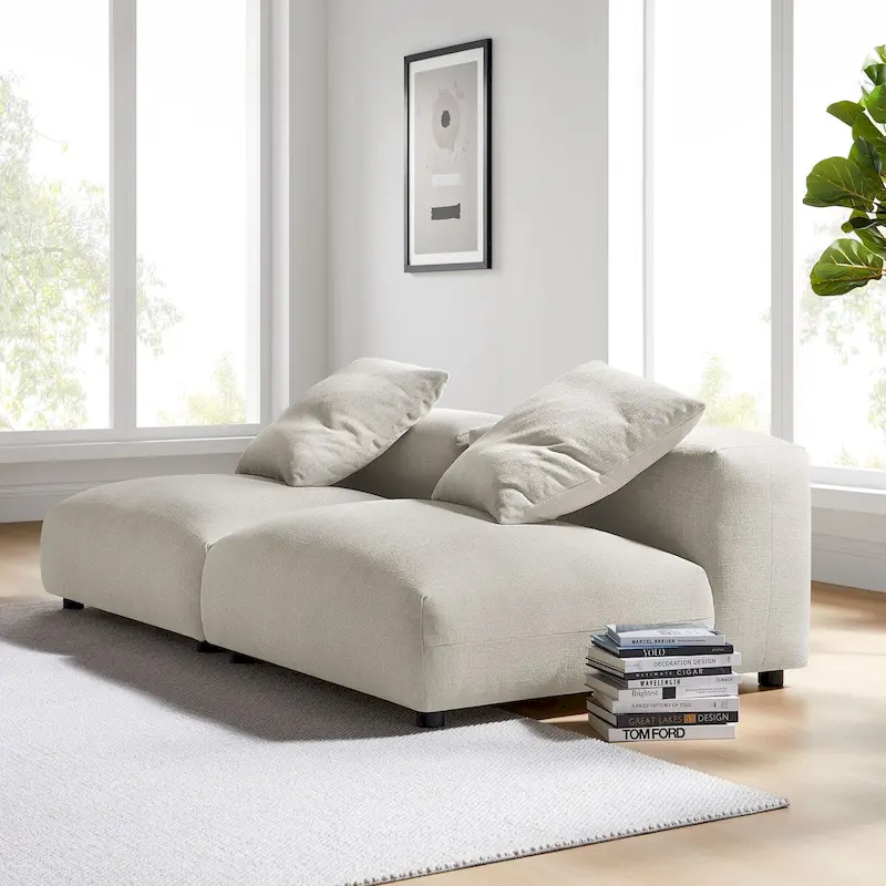 Modular Upholstered Fabric Sofa