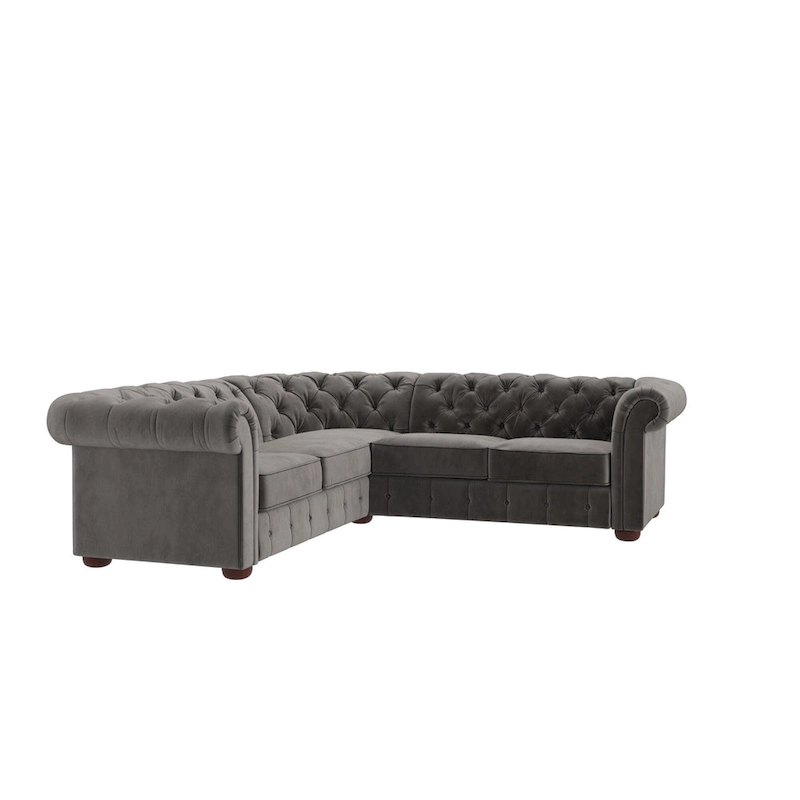 Knightsbridge Scrolled Arm Chesterfield Sectional by iNSPIRE Q Artisan