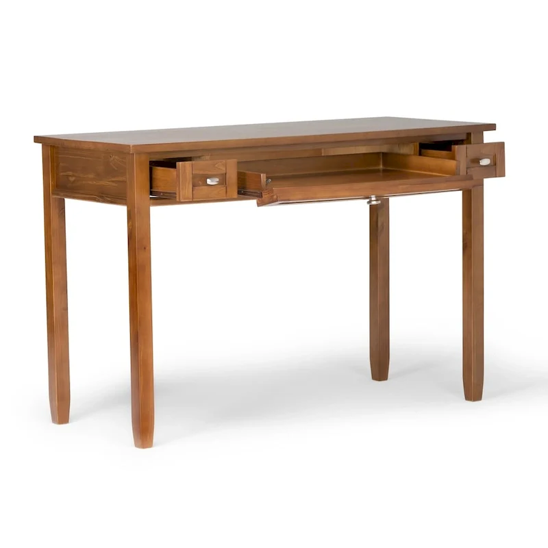 Solid wood transition style desk