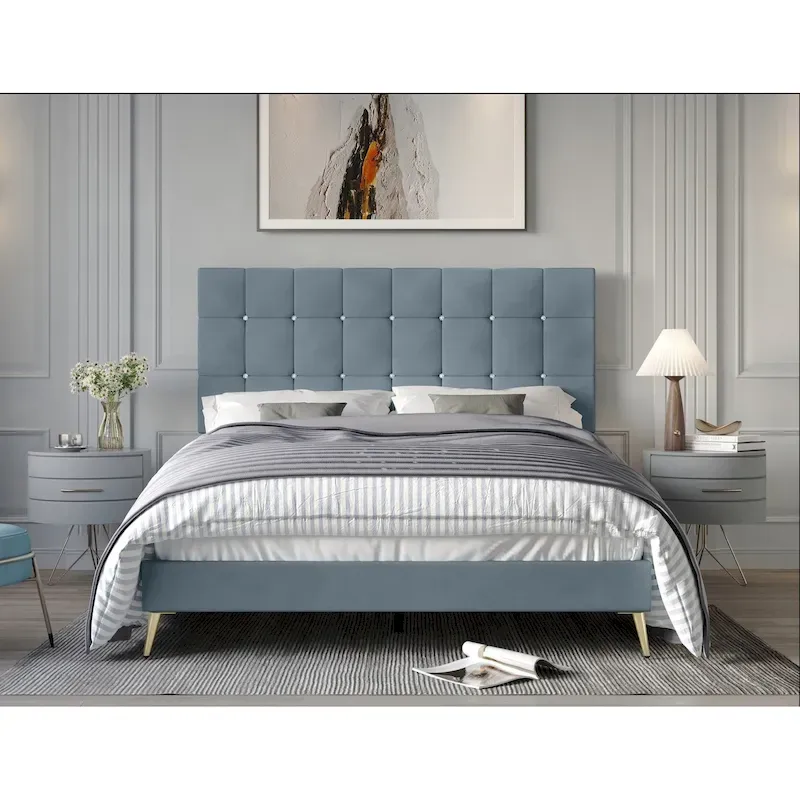 Marcella Upholstered Panel Bed