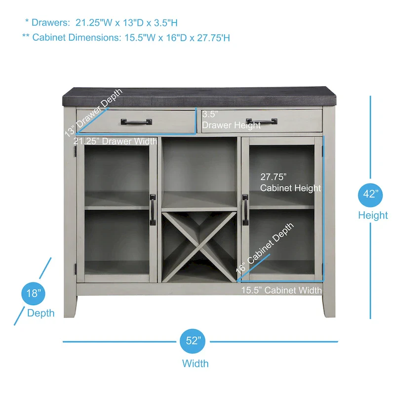 Steve Silver Hasbrook 7-Piece Dining Set with Optional Server