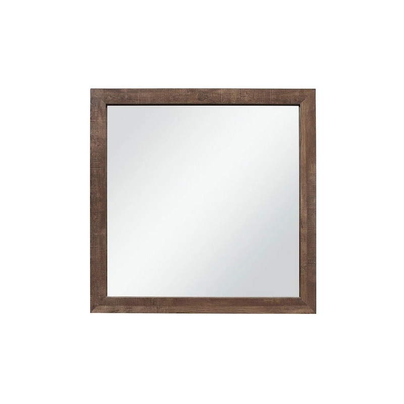 Tabina 3 Piece Rustic Brown Modern Panel Bedroom Set