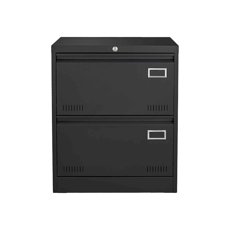 2 Drawer Metal Lateral File Cabinet with Lock