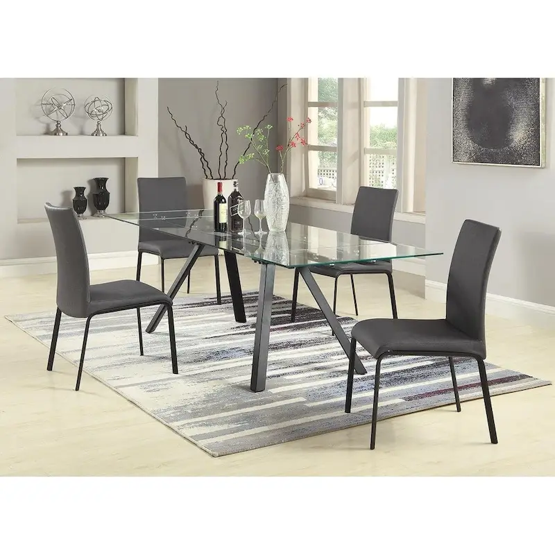Somette Amanda Rectangular 5-Piece Dining Set