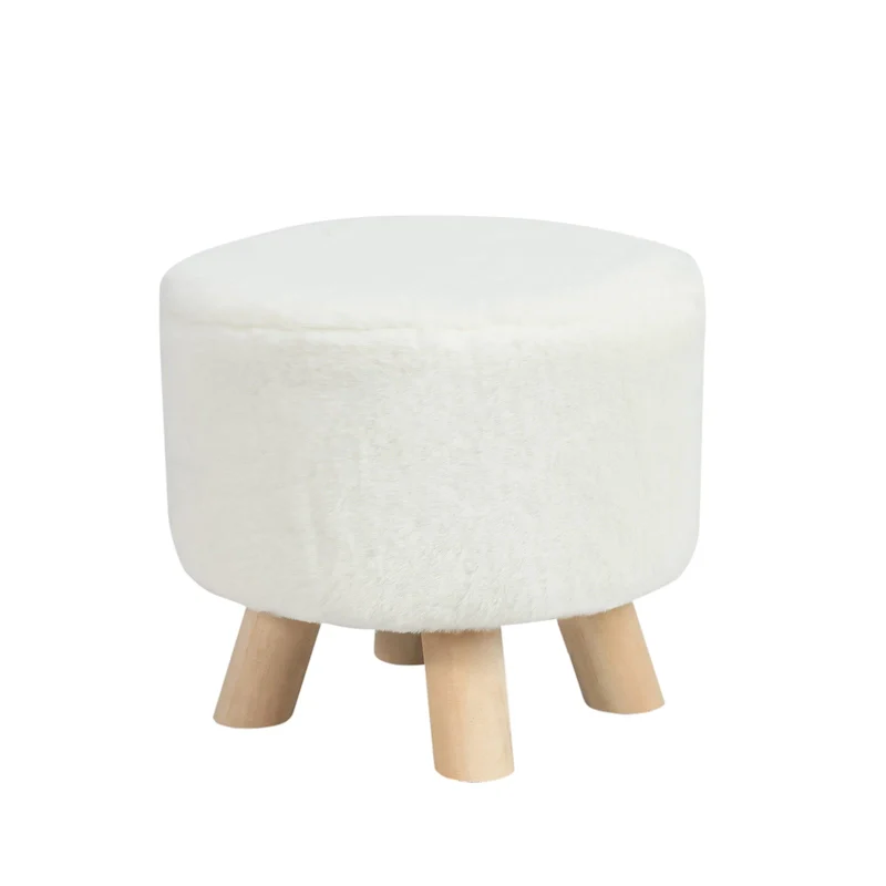 Adeco Foot Rest Ottoman Pet Stool