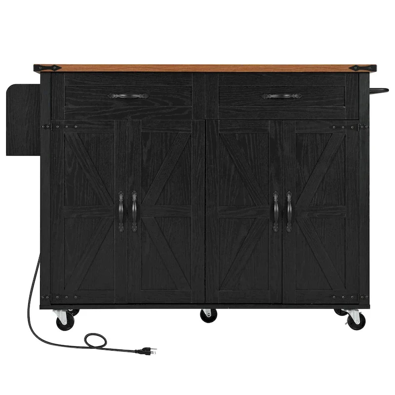 Rolling Kitchen Cart on Wheels