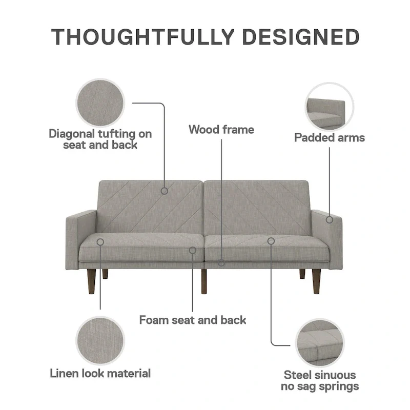 Avenue Greene Marci Linen Futon