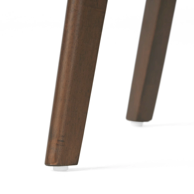 Chazz Mid-Century Modern Upholstered Rubberwood Dining Chairs (Set of 4) by Christopher Knight Home