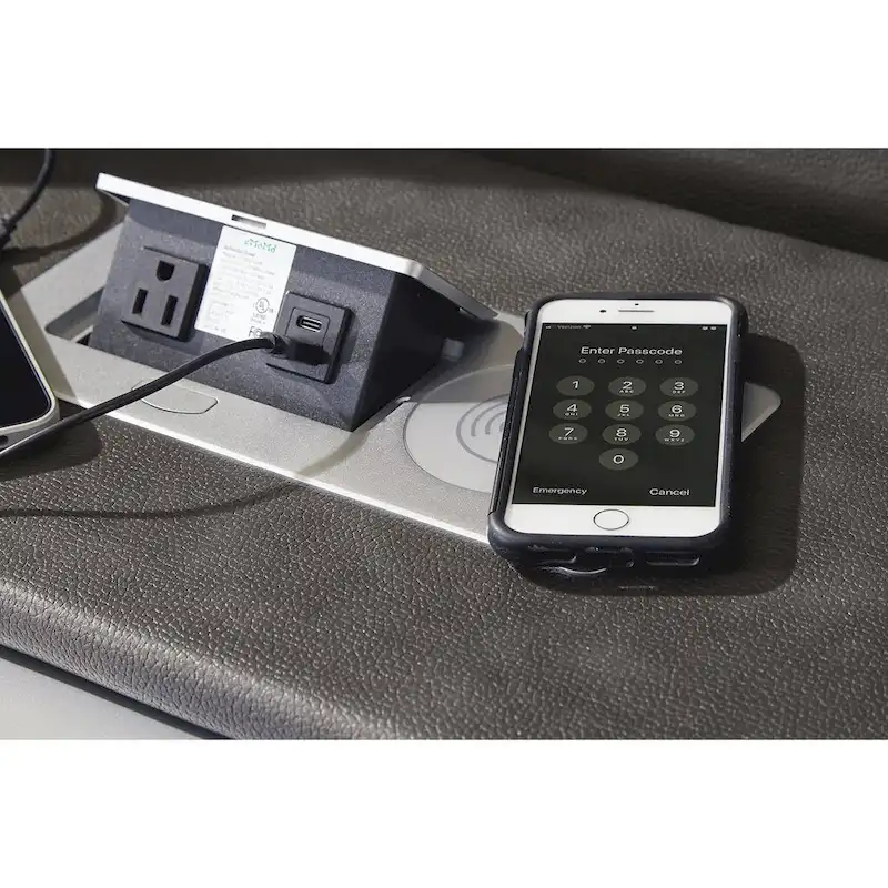 Signature Design by Ashley Fyne-Dyme Power Reclining Loveseat with Console - 74W x 43D x 43H