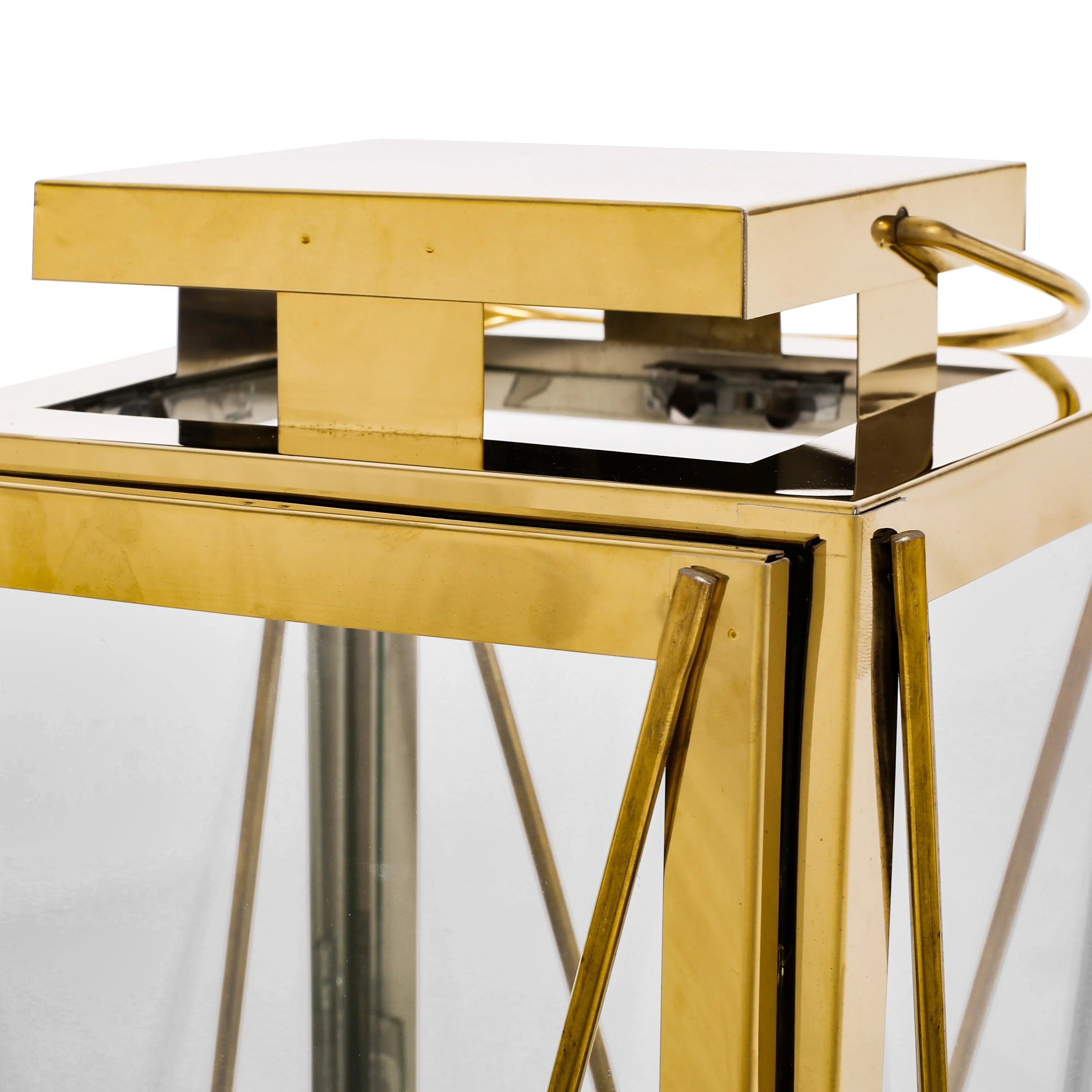 Elwick 22 Modern Stainless Steel Lantern