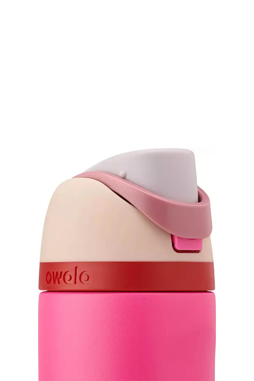 Owala FreeSip 24 oz Stainless Steel Water Bottle in Pink | C05769-PINK