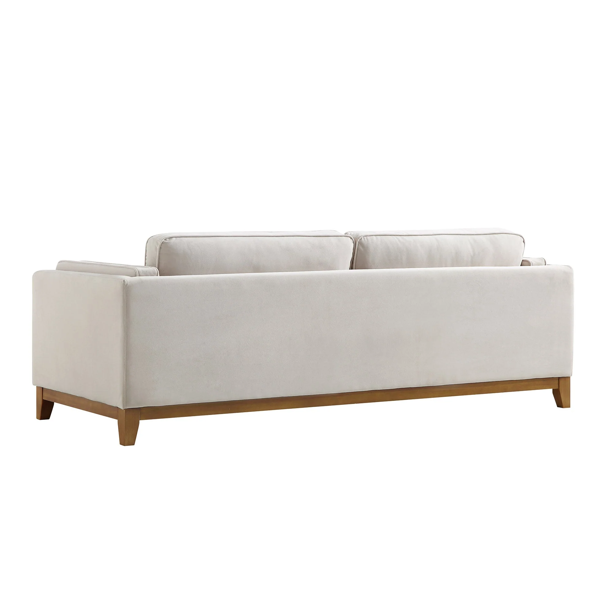 Champagne Velvet Sofa, 3-Seater