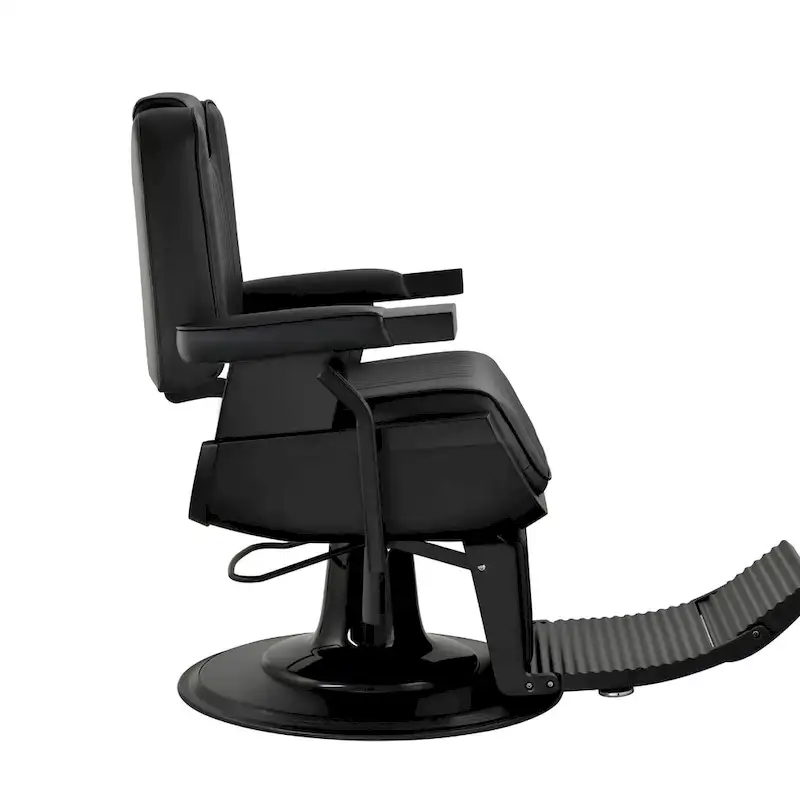 Heavy Duty Barber Chair Reclining Barbershop Styling Chair, Black