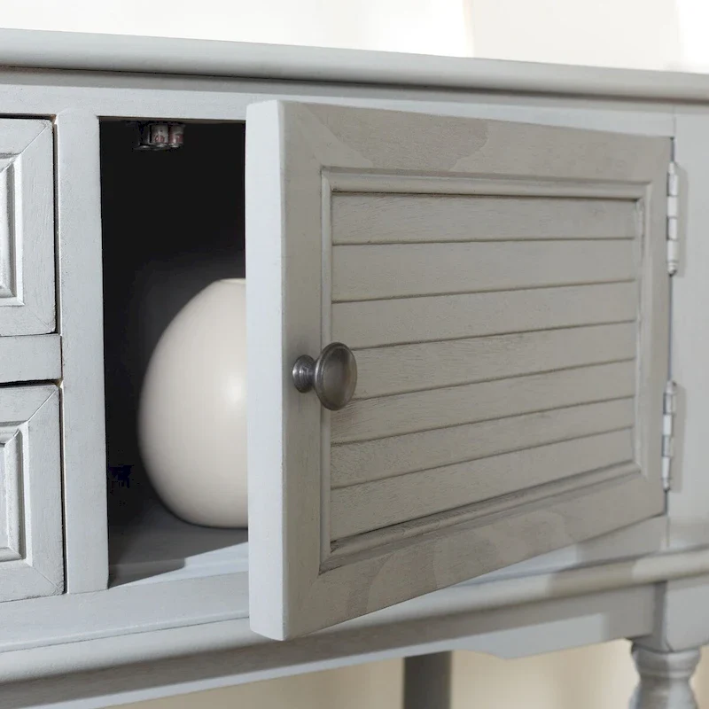 Farmhouse Console Table with 2 Drawers and 2 Doors – 47
