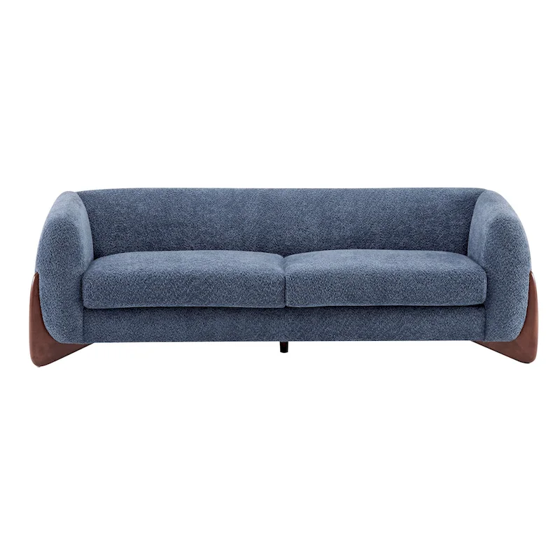Alma Upholstered Boucle 3-Seat Sofa by Christopher Knight Home