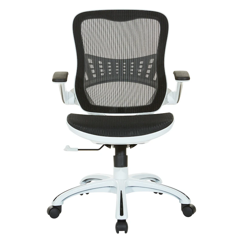 Riley Office Chair with White Mesh Seat and Back