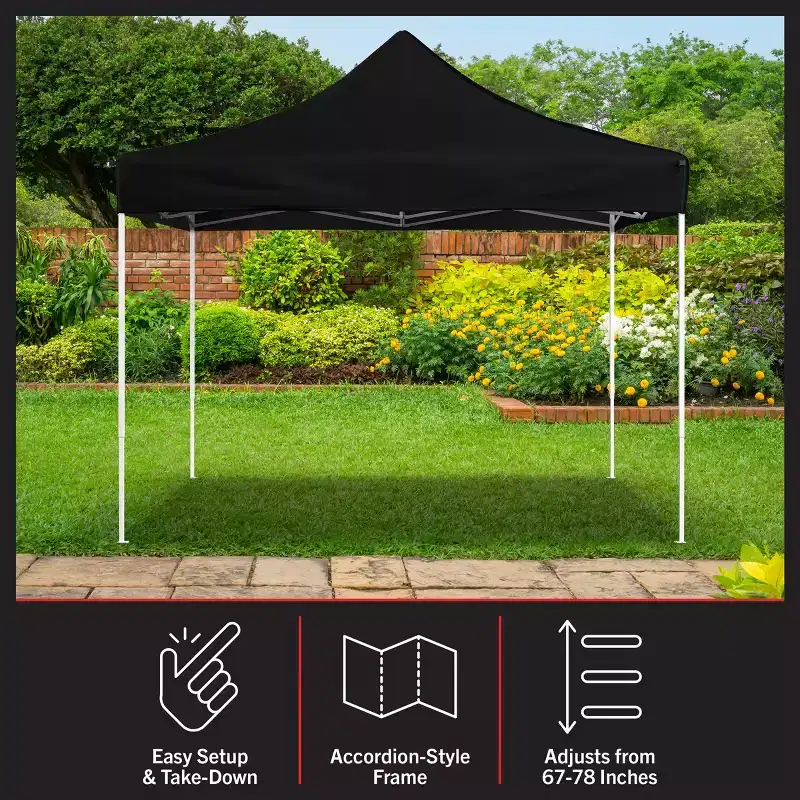 Stalwart 10x10 ft Pop Up Canopy Tent