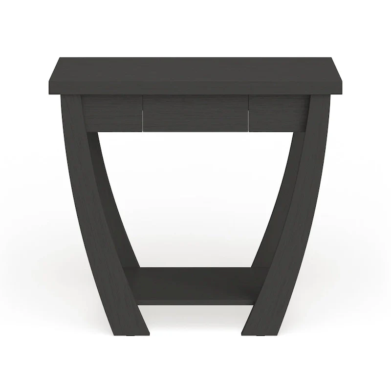 Modern Console Table with Drawer and Shelf - 36 inch