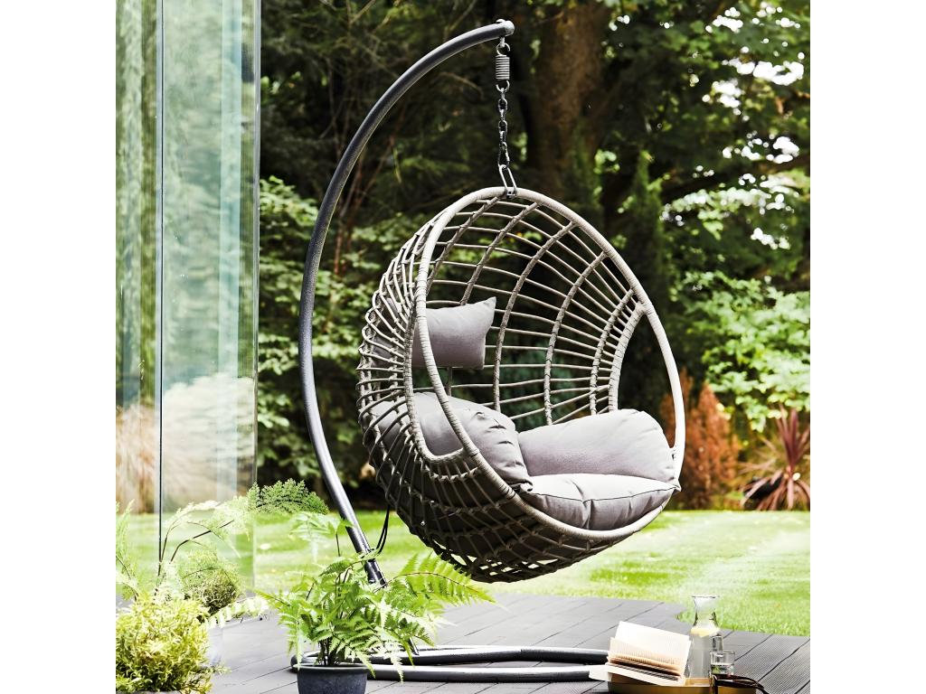 Rattan Armchair - Gris (beach)
