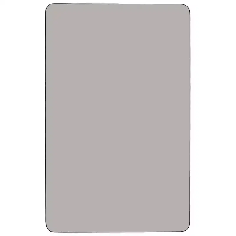 Flash Furniture 30''W x 60''L Rectangular HP Laminate Activity Table - Height Adjustable Short Legs