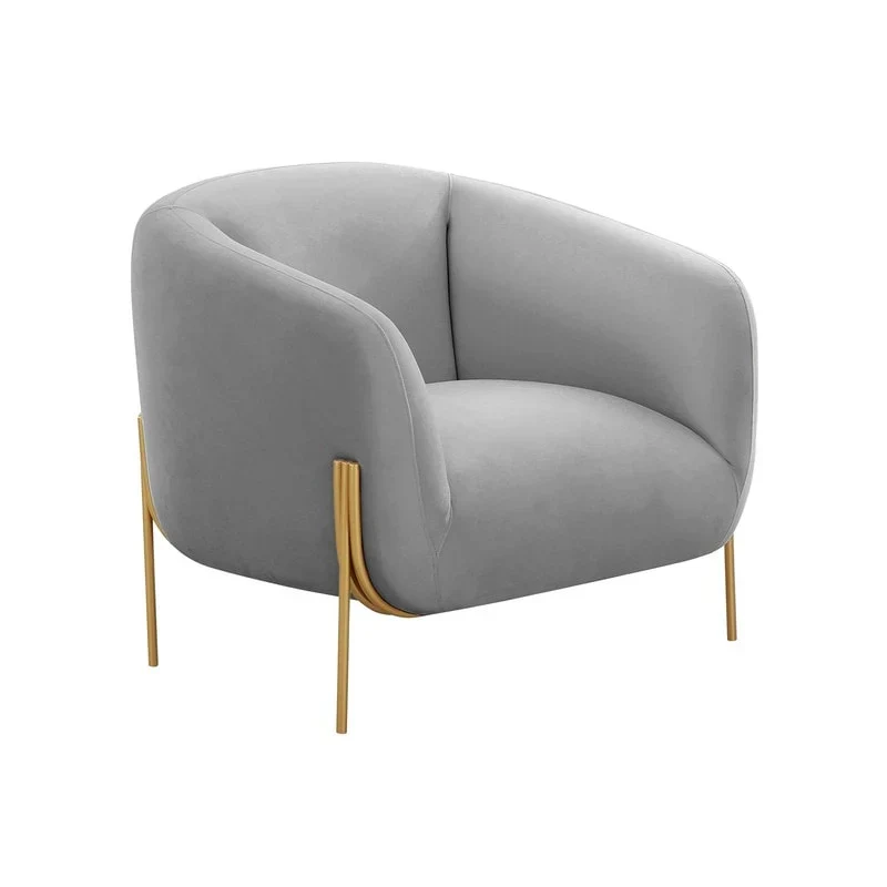 Kandra Velvet Accent Chair