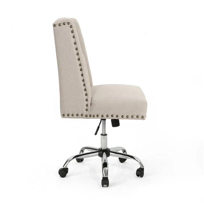 Swivel Office Chair with Chrome Base