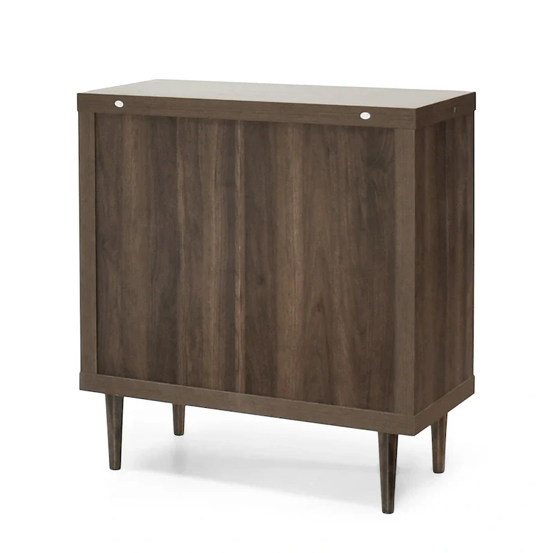 Walnut / Walnut+White / Gray Maple Mid-Century Modern 3-Drawer Chest – Single