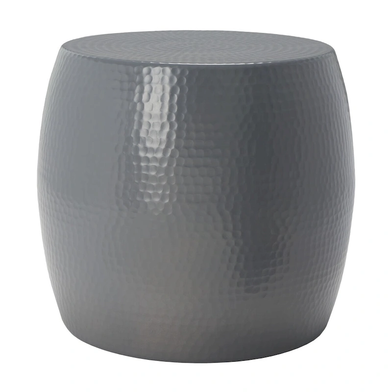 SAFAVIEH Helaine Silver Round Table - 15 W x 15 D x 16 H - 15Wx15Dx16H