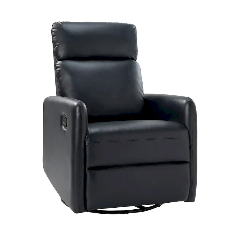 Lyle Manual Swivel Recliner with Metal Base