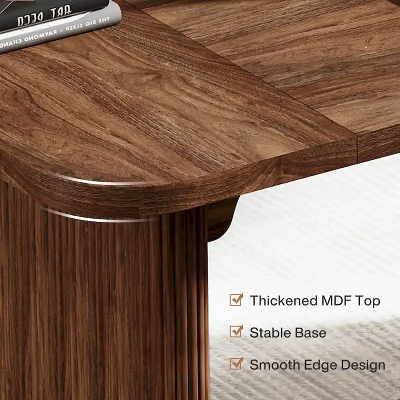 62.99 W Modern Executive Desk Simple Computer Desk with Engineered Wood Top and Legs