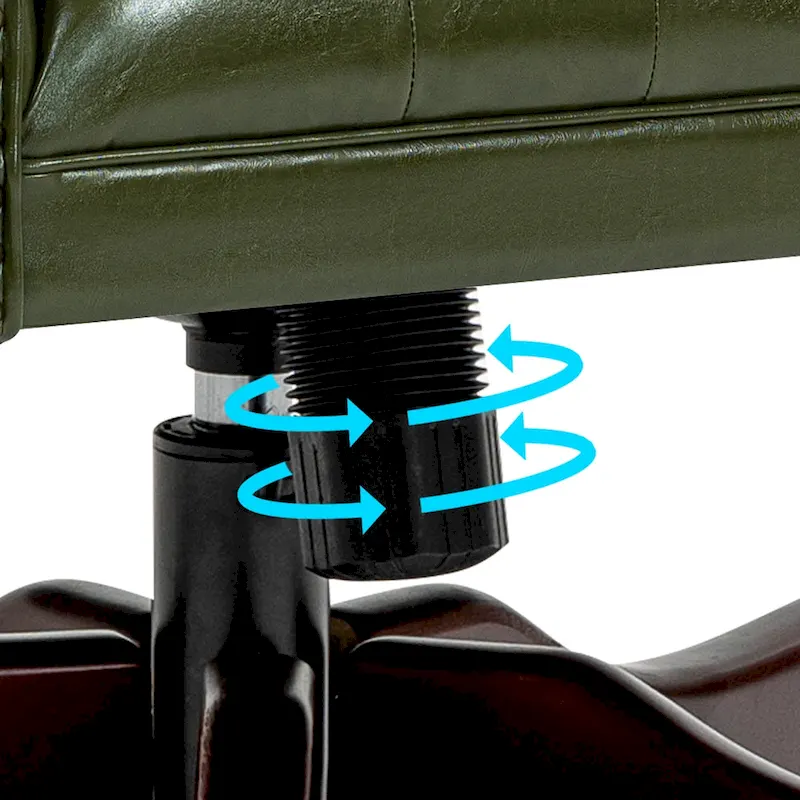 AVAWING Classic Executive Office Chair High Back Wingback Boss Chair